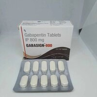 Gabasign-800 Gabapentin Tablets Ip 800 Mg - Drug Type: General Medicines