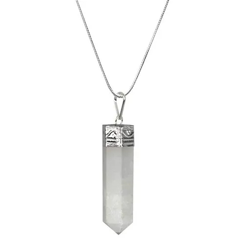 Selenite Stone Pendant