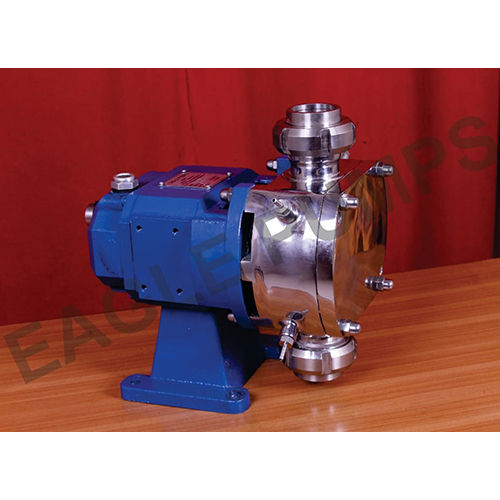 Vertical Lobe Pump - Color: Blue