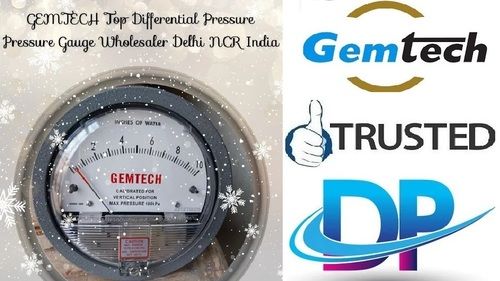 GEMTECH Differential Pressure Gauge by AIIMS Hospital