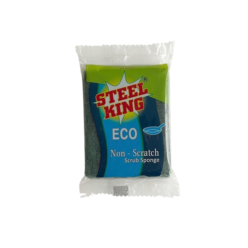 GREEN PAD ECO 2PCS - Polyester Material, 8MM Thickness, 3x4 Size | Hygienic, Soft, Ideal for Kitchen Use
