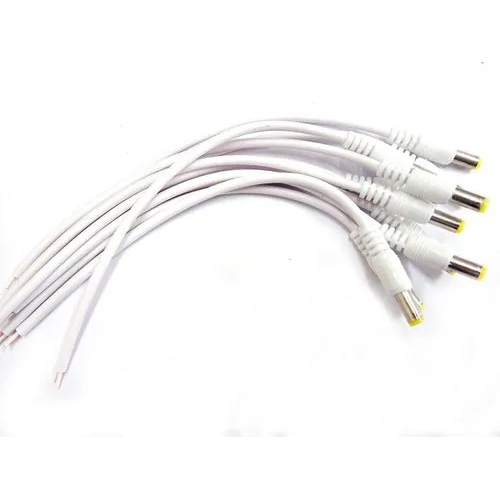 White Dc Cable