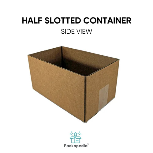 Half Slotted Container Corrugated Boxes