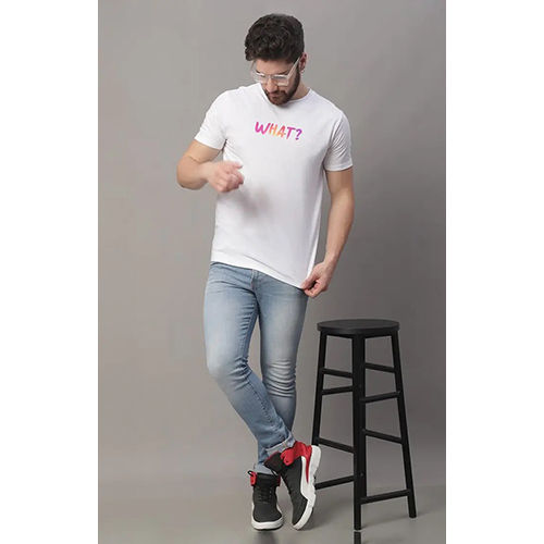 White Modal Cotton T Shirt