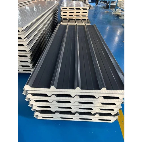 Black Color Puf Panel Roofing Sheet