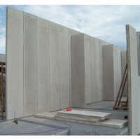 Readymade Wall Panel - Concrete, Customizable Size & Thickness, Sleek Gray Color, Durable Weather-resistant, Single-layer Design, Easy Installation