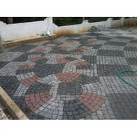 Stone Floor Tiles - Multicolor, Different Sizes | Square Shape, Matt Surface Treatment, 20-25 Mm Thickness