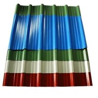 Color Coated Roofing Sheet - Stainless Steel, 3 Meter Length, 0.56 Millimeter Thickness, Plain Pattern, Rectangular Shape, Custom Sizes Available