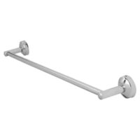 Stainless Steel Bathroom Towel Rod - Stainless Steel, Different Sizes Available, Silver Color, Glossy Finish, Round Shape