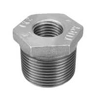 Reducing Hex Bush - Stainless Steel, Various Thickness Options | Silver Color, Round Shape For Easy Installation And Secure Fit