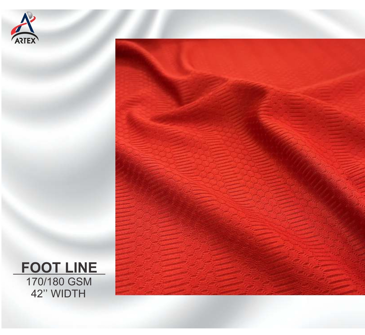 Foot line fabric