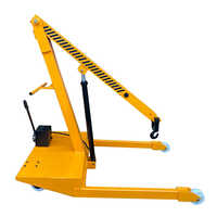 Manual Floor Crane - Color: Yellow-Black
