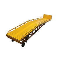 Yellow Industrial Dock Ramp