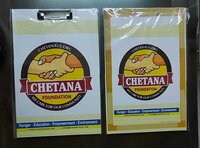 Customised Exam Pad - High-quality Material, 9.50 X 14.25 Inch Size | Rectangular Shape, Stylish Printed Designs For Academic Use