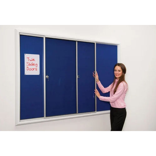 High Quality Sliding Glass Notice Board