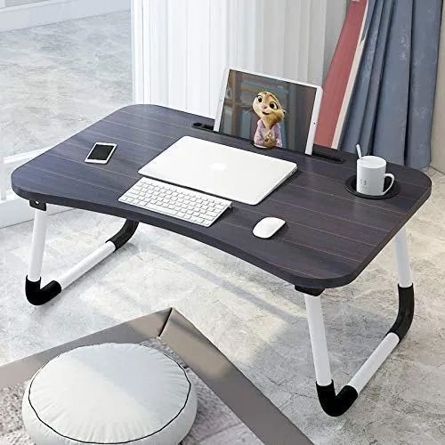 Wooden Study Table - Color: Black