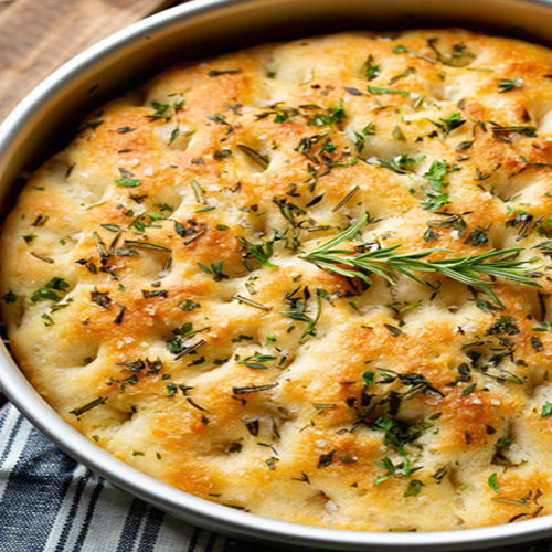 Mix Herbs Focaccia Bread