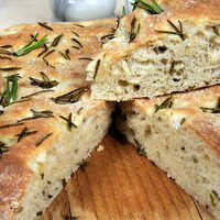 Olives Focaccia Bread
