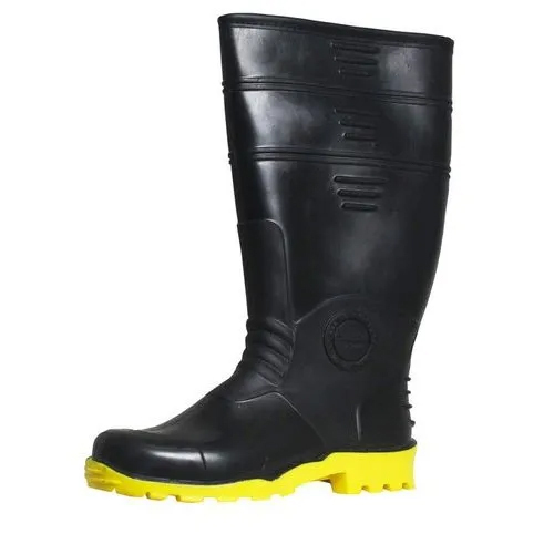 Duckback Wellington Yellow Sole Gumboots