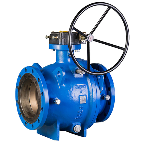 Blue Trunioun Mounted Ball Valve