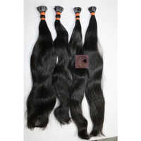 I Tip Human Hair Extension - 100% Human Hair, 14 Inch Length, Black Color | Indian Machine Weft Hair, Warranty Included