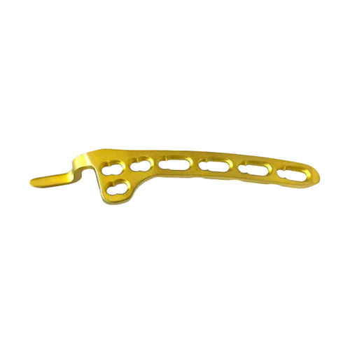 Golden Titanium Clavicle Hook Plate