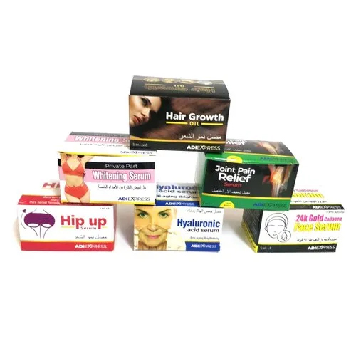 Multicolored Medical Mono Carton Box - Paper Material, Customized Size, Customizable Colors, UV Coated Surface, Rectangular Shape for Chemical Storage