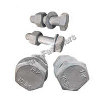 Hsfg Bolt Gr 10.9s With 1 Nut And Plain Washer - Application: Industrial