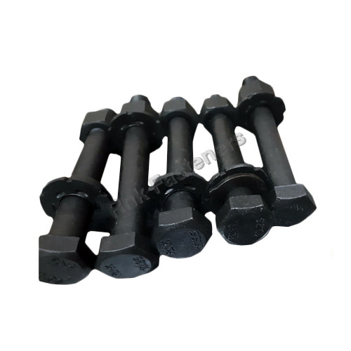 Black Finish HSFG Bolt GR 8.8s With Nut and Plain Washer