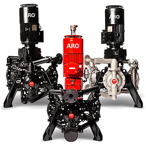EVO Series Electric Diaphragm Pumps - Metal Construction, New Silver Finish | Industrial Application, Warranty Included