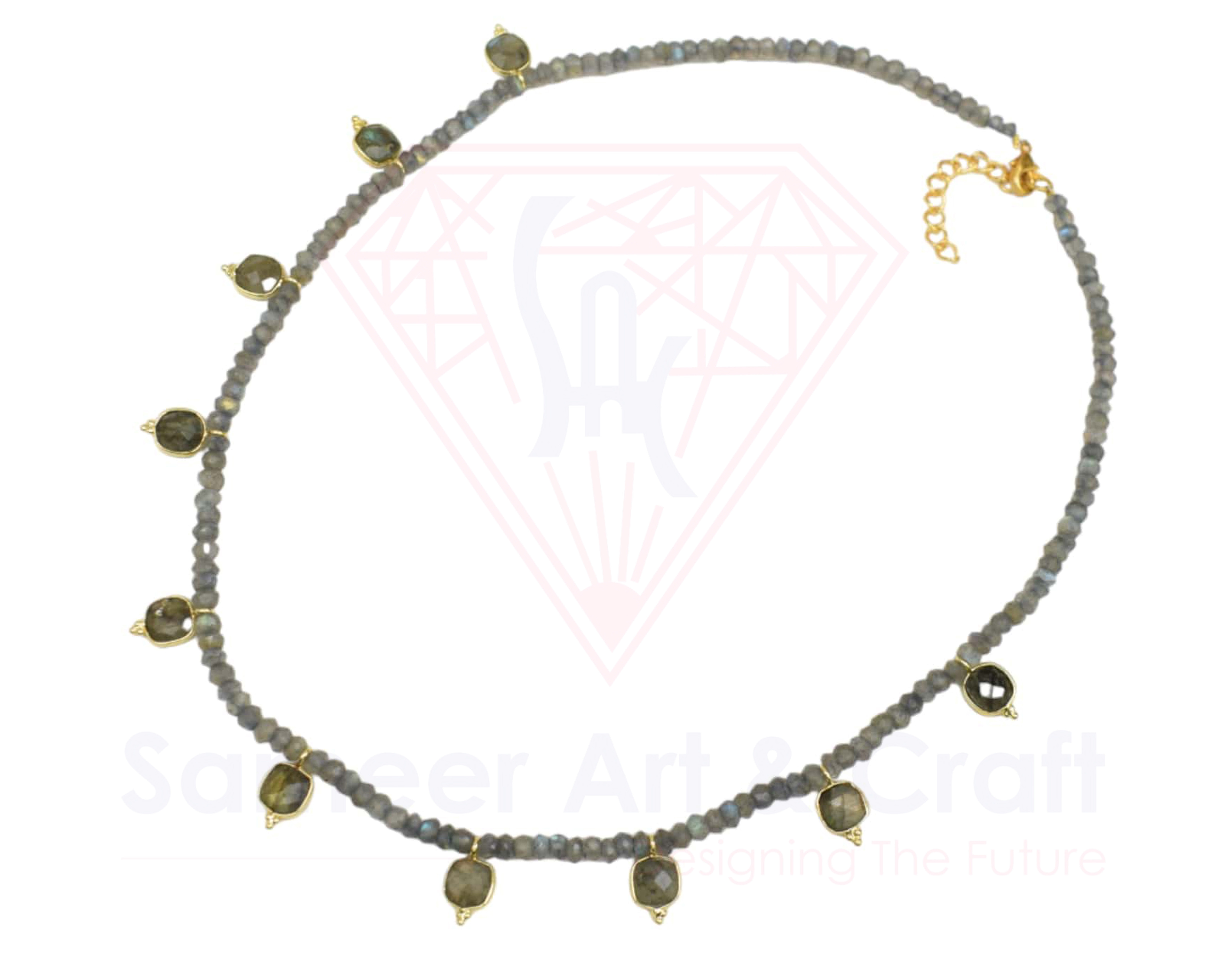 Natural Gemstone Jewelry Handmade Fashion Pendant Necklace