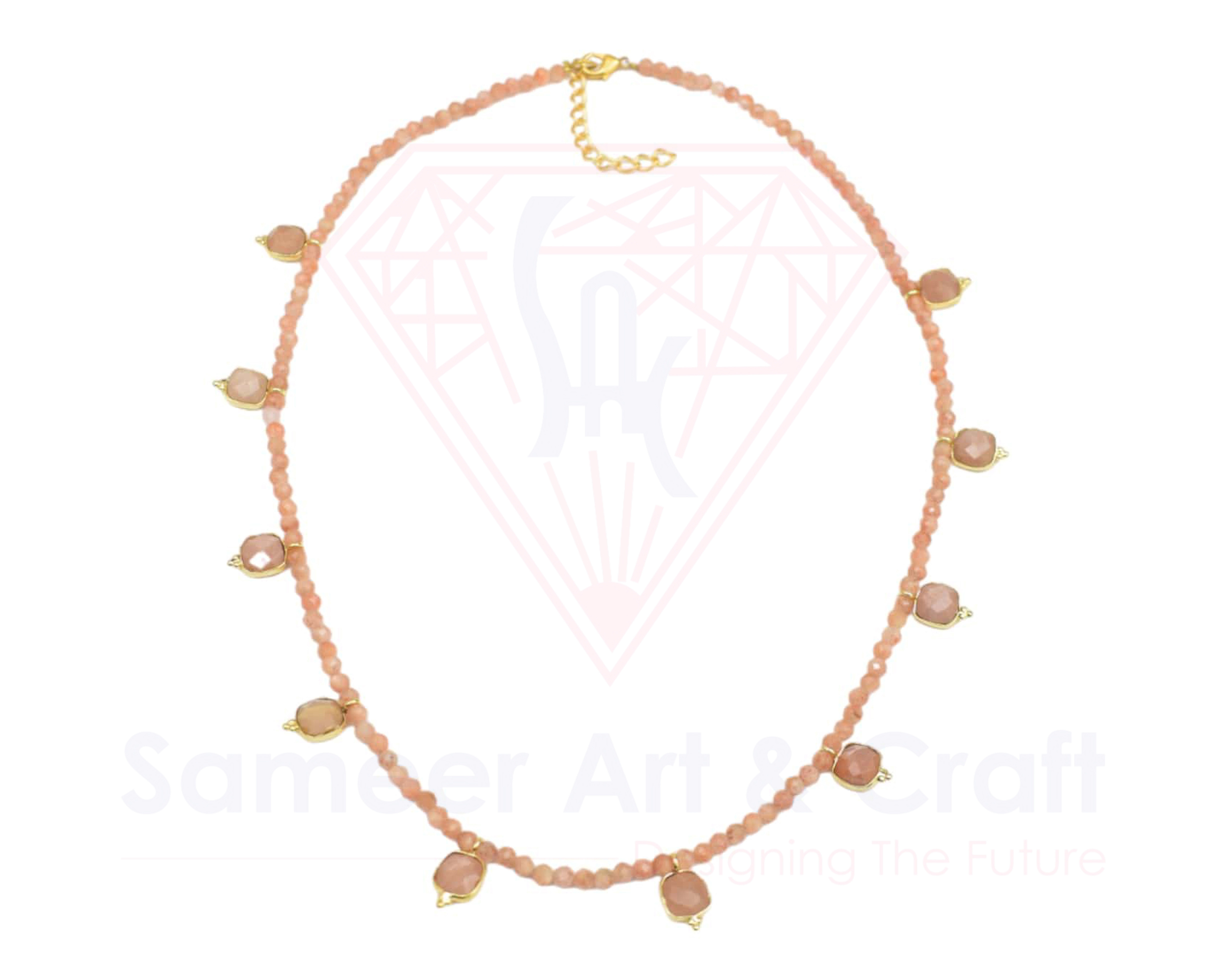 Natural Gemstone Jewelry Handmade Fashion Pendant Necklace