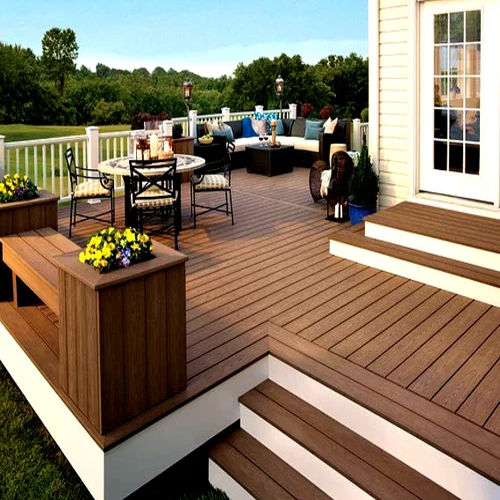 24 X 146Mm Wpc Outdoor Decking - Color: Brown