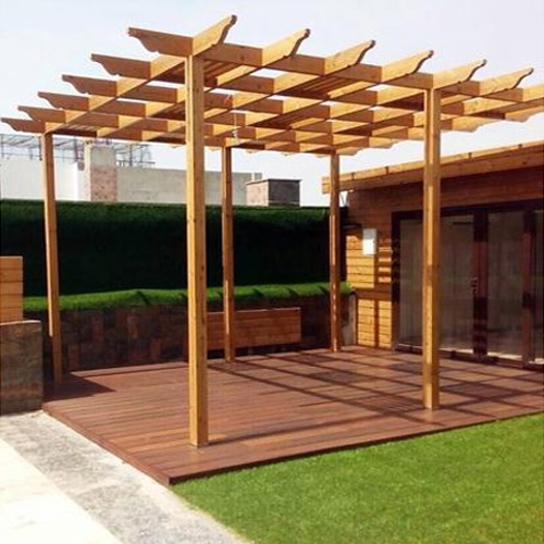 Outdoor Pinewood Pergola