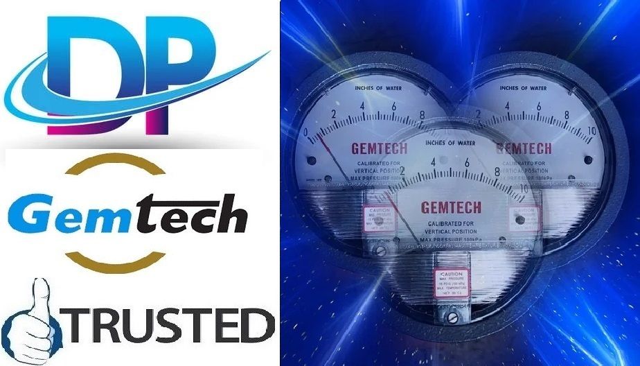 GEMTECH Differential Pressure Gauge in DR.BR Ambedkar Institute Rotary Cancer Hospital