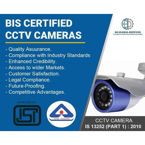 Mandatory BIS/ISI certification for cctv camera IS 13252 (Part 1): 2010