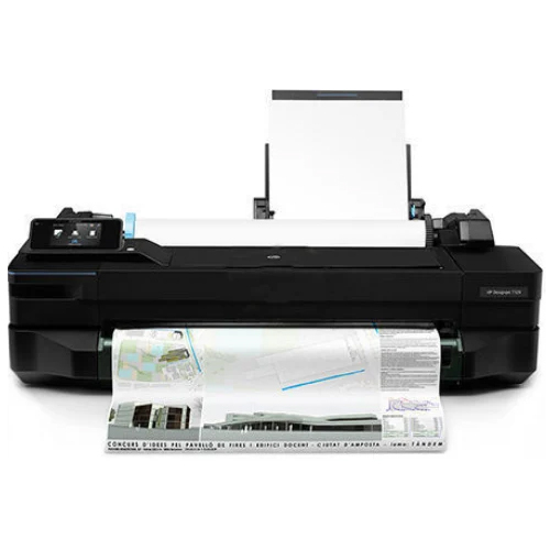Black Hp Design Jet T120 24In E Printer