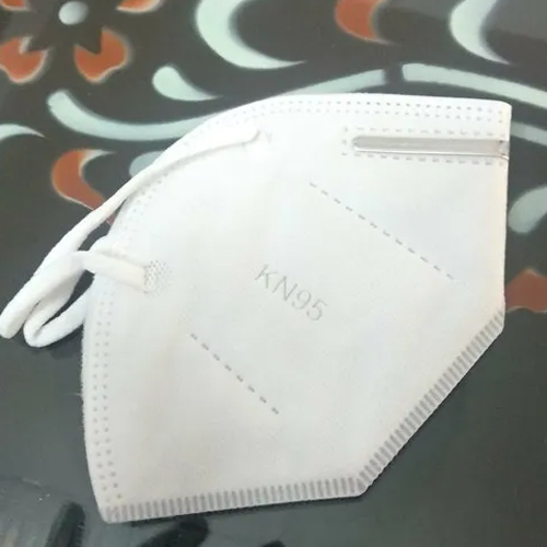 Kn95 Face Mask - Non-Woven Material, White Color | Multiple Use for All Ages, Medical Purpose, Industrial Safety, Anti-Pollution, Good Quality