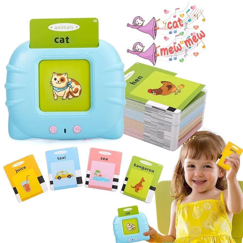 Multi Color Talking Flash Card For Kids