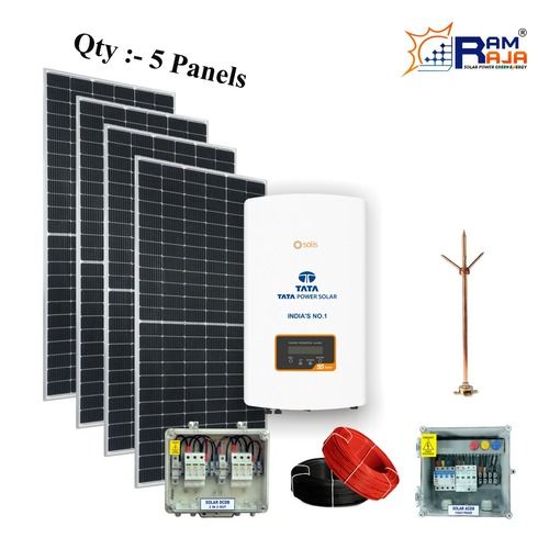 3 Kw tata on grid solar