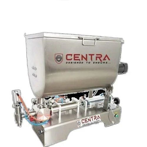 Sauce Filling Machine With Mixer