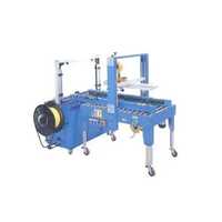 Automatic Packaging Line - Metal, Customizable Dimensions, Blue | Automatic Grade, Plc Control, Fast Strapping Speed, 12-month Warranty