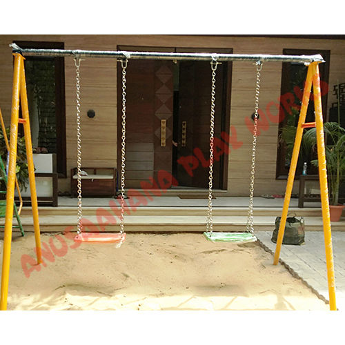 Cr / Galvanized Iron 2 Seat Swing