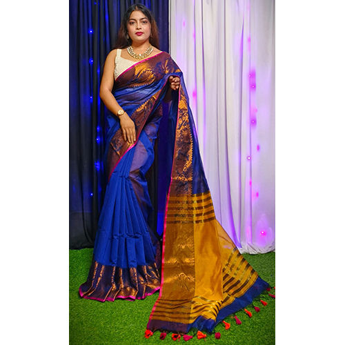 Ladies Pure Cotton Silk Handloom Saree