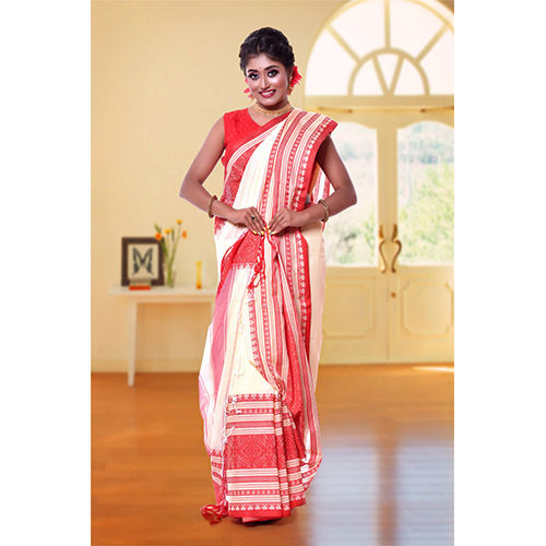 Multicolor Ladies Fancy Khadi Cotton Saree