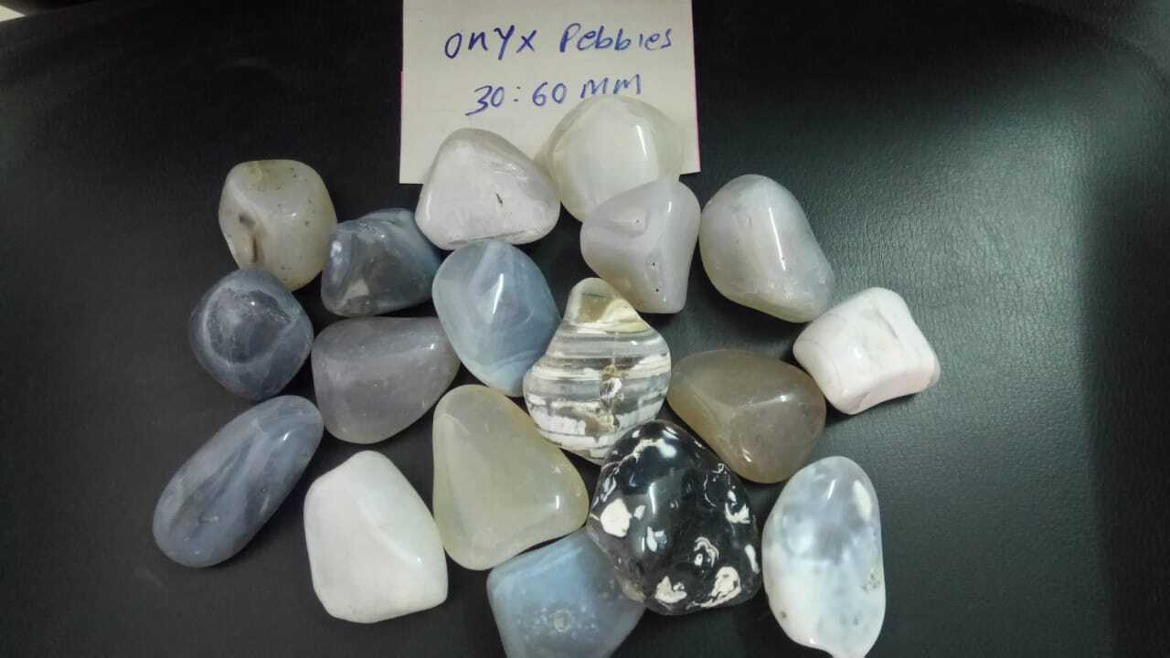 premium natura beauty fancy onyx machine polished agate stone rocks for export quality price per ton IND