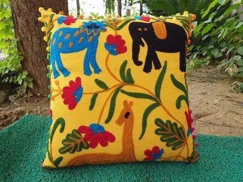 Embroidered Cushion Cover Meera's