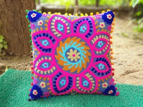 Embroidered Cushion Cover Meera's