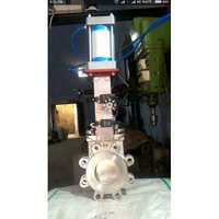 Ss Knife Edge Gate Valve - Color: Silver