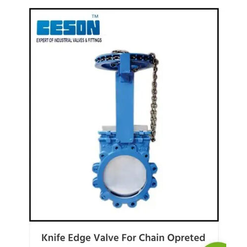 Knife Edge Gate Valve With Double Acting Cylinder